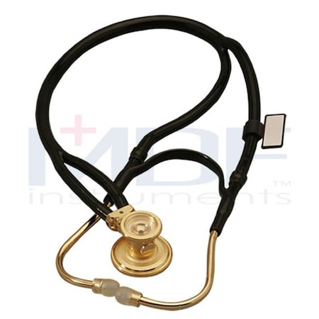 Mdf Instruments MDF Instruments MDF767XBO 2-in-1 Deluxe Sprague Rappaport Stethoscope -All Black MDF767XBO